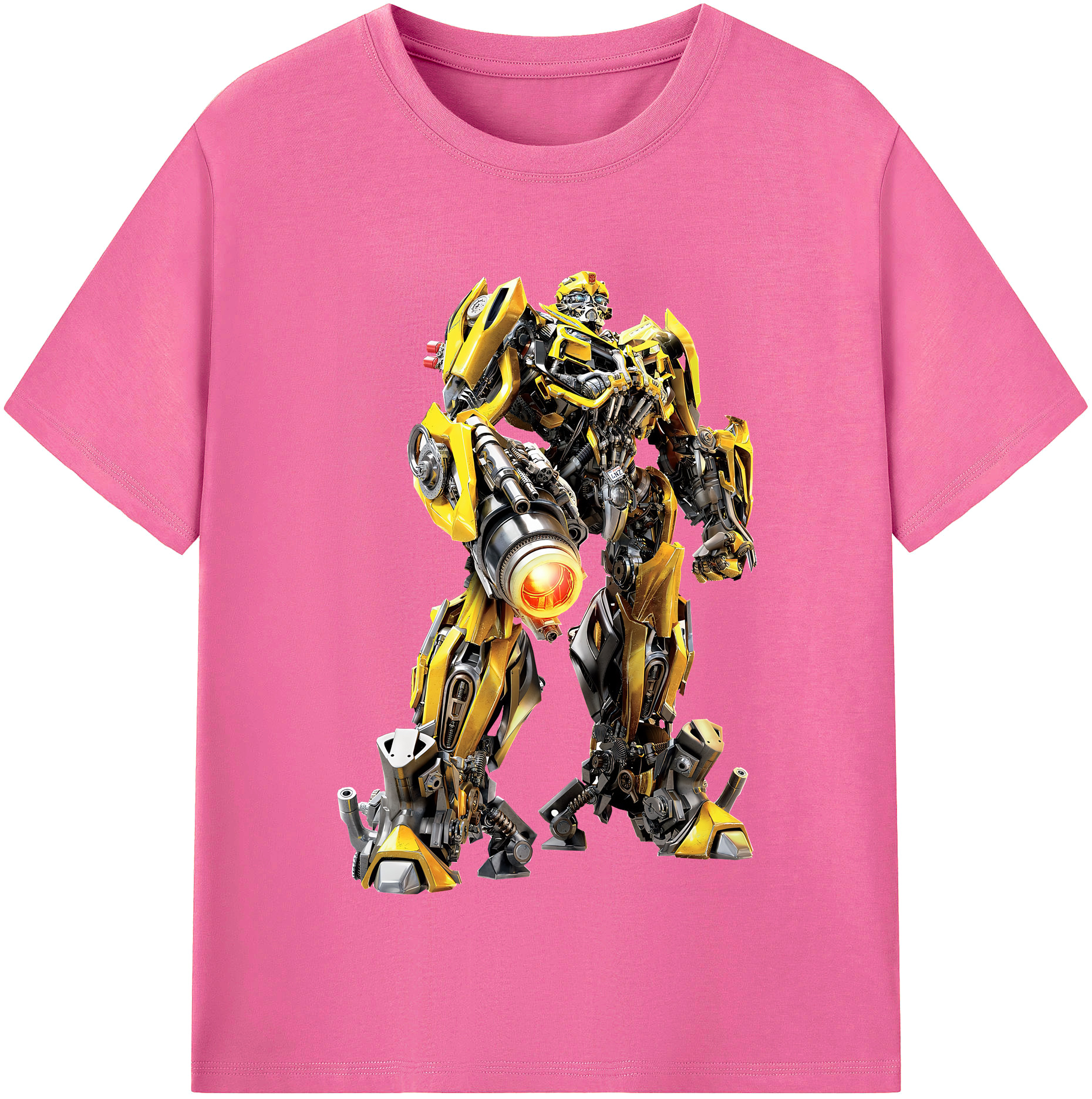 （画像用） Transformers トランスフォーマー レディースカジュアルプリントTシャツ（綿100％）
